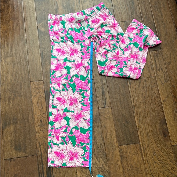 Lilly Pulitzer Pajamas Multi Palm Beach Coral - Picture 10 of 16